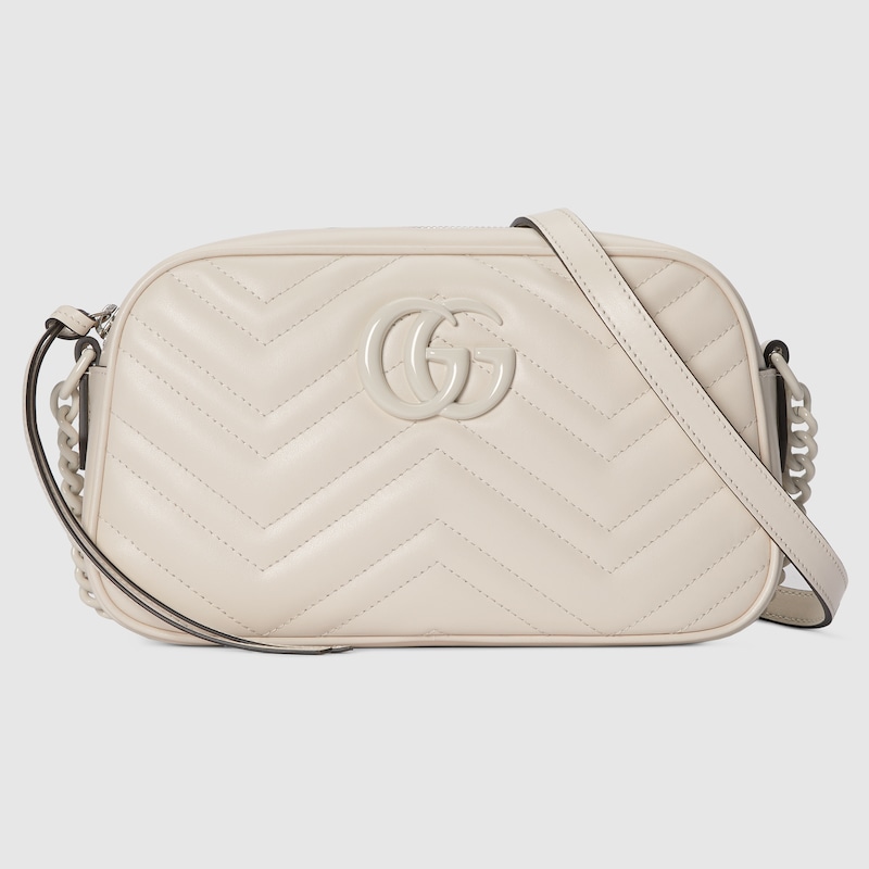 Gucci GG-Marmont-matelassé-shoulder-bag white ivory