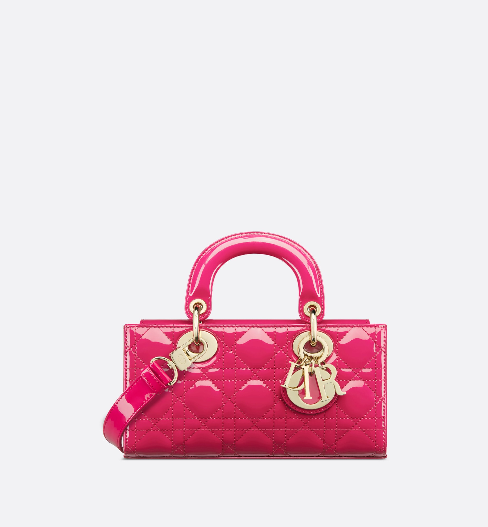 Small Lady D-Joy Bag Passion Pink lady dior top handle bag pink