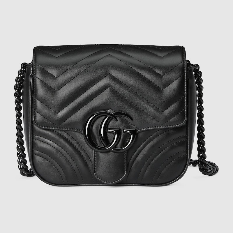 Gucci gg-marmont-matelass-shoulder-bag black