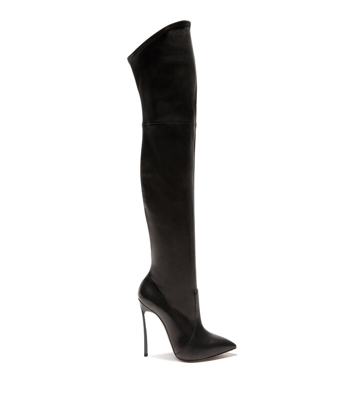 Casadei over the knee boots black