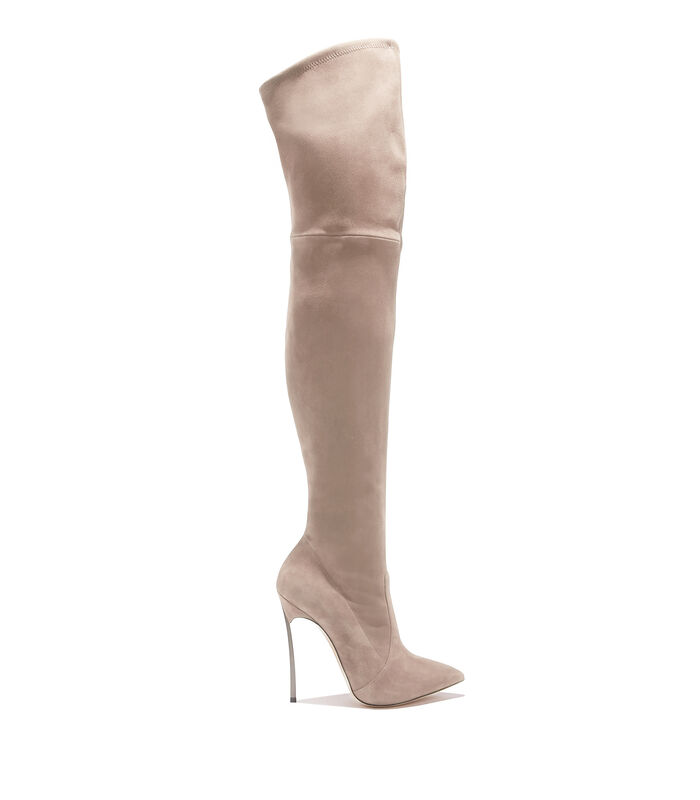 Casadei over the knee boots tan brown