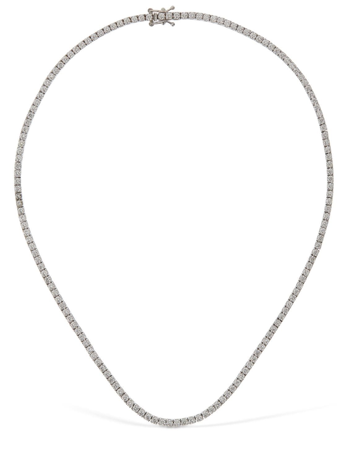 Vanzi 18kt gold & diamond tennis necklace