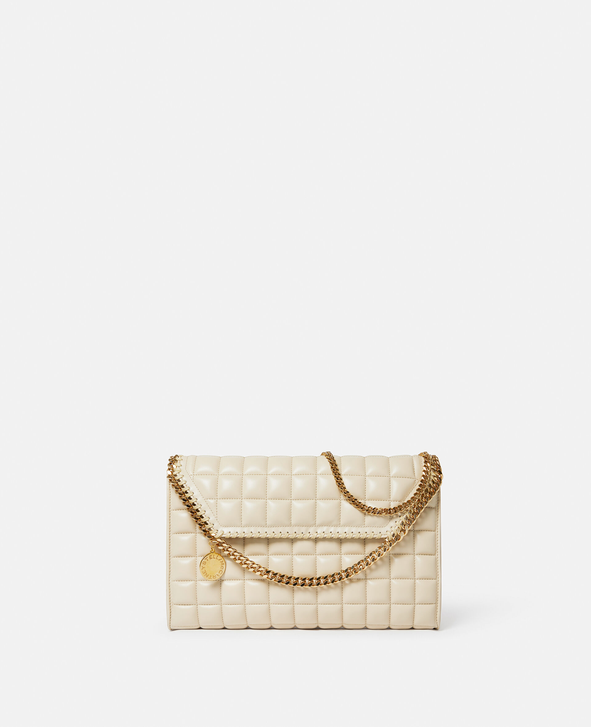 Falabella square quilted wallet shoulder bag