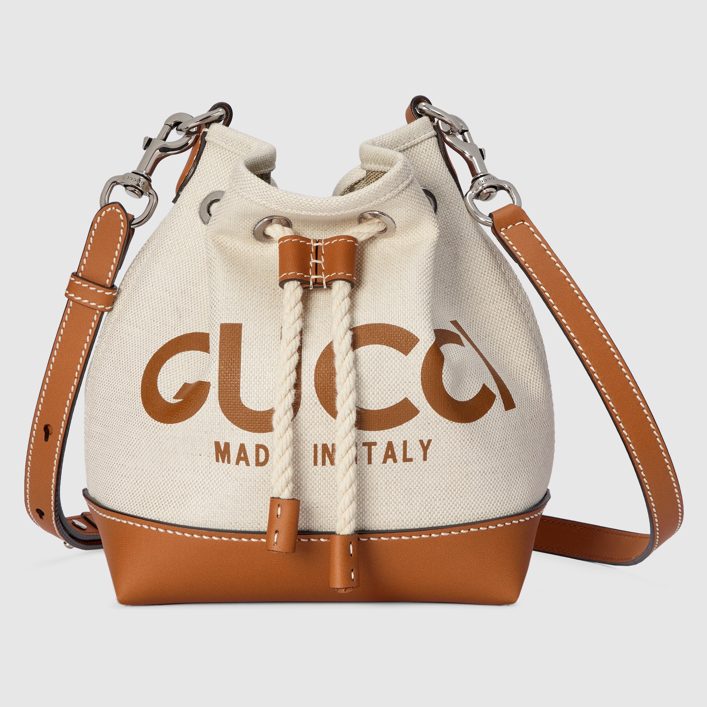 Gucci mini shoulder bag with gucci print