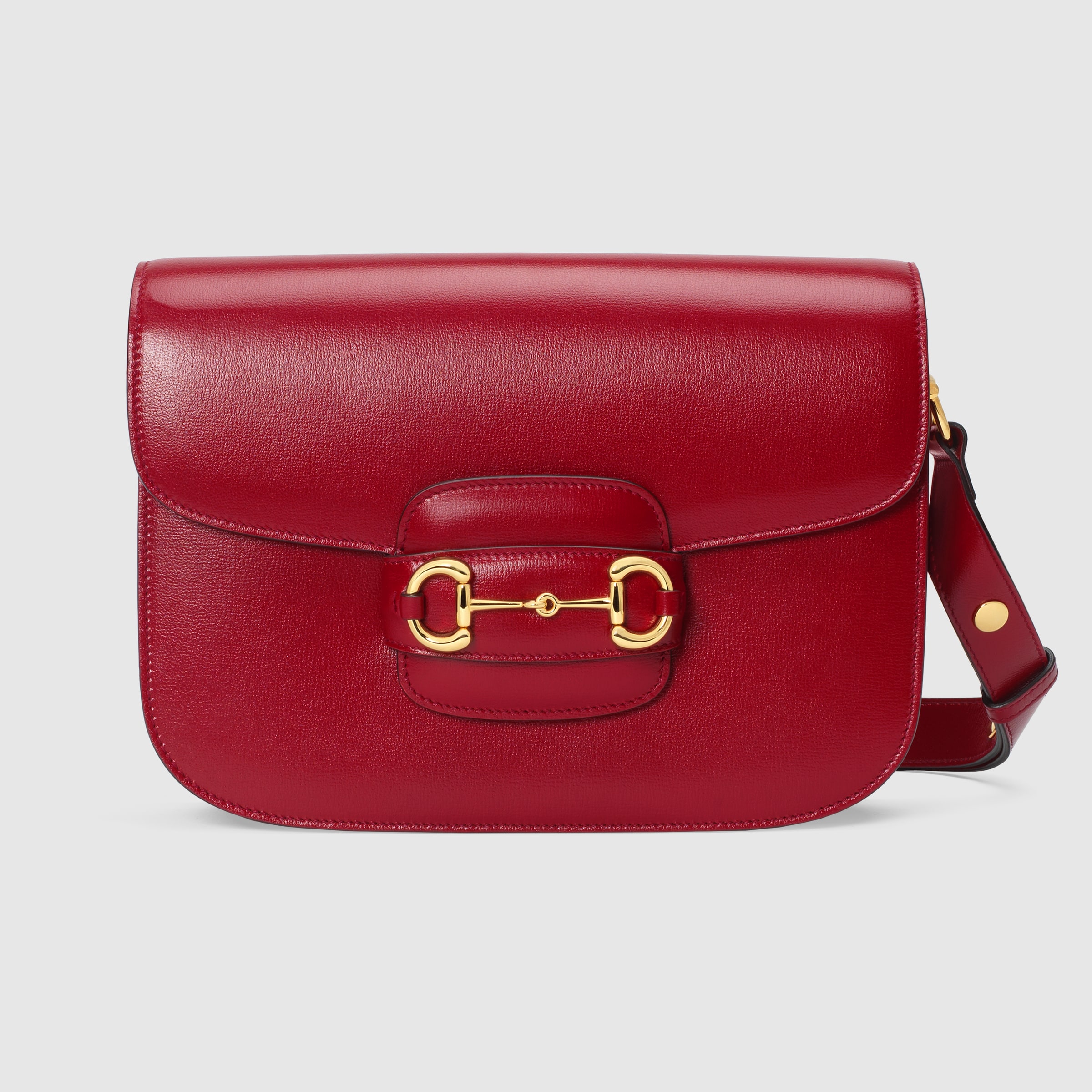 Gucci horsebit 1955 shoulder bag red